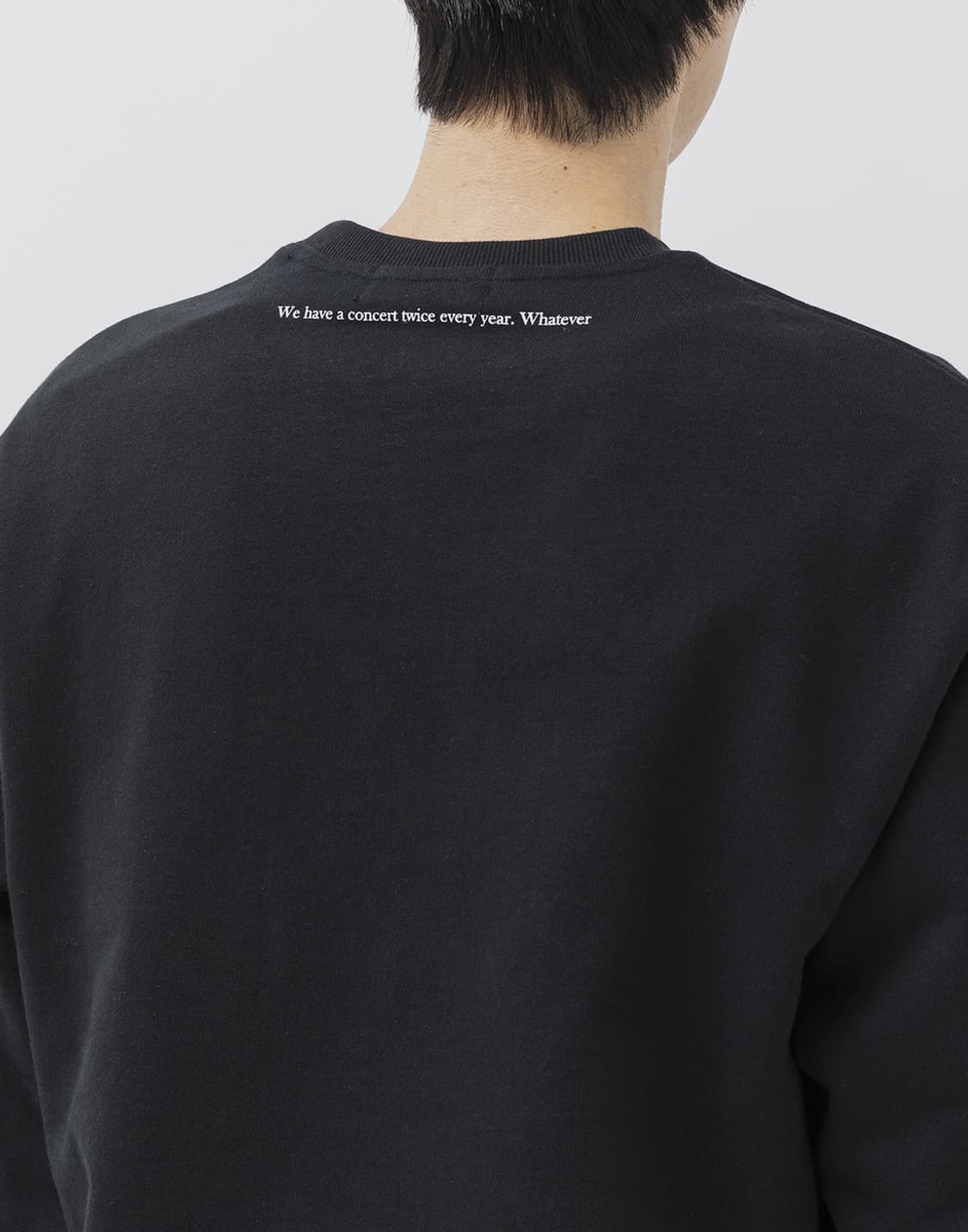 [1] MY CAT IS ROCKSTAR SWEATSHIRT BLACK 상품이미지5