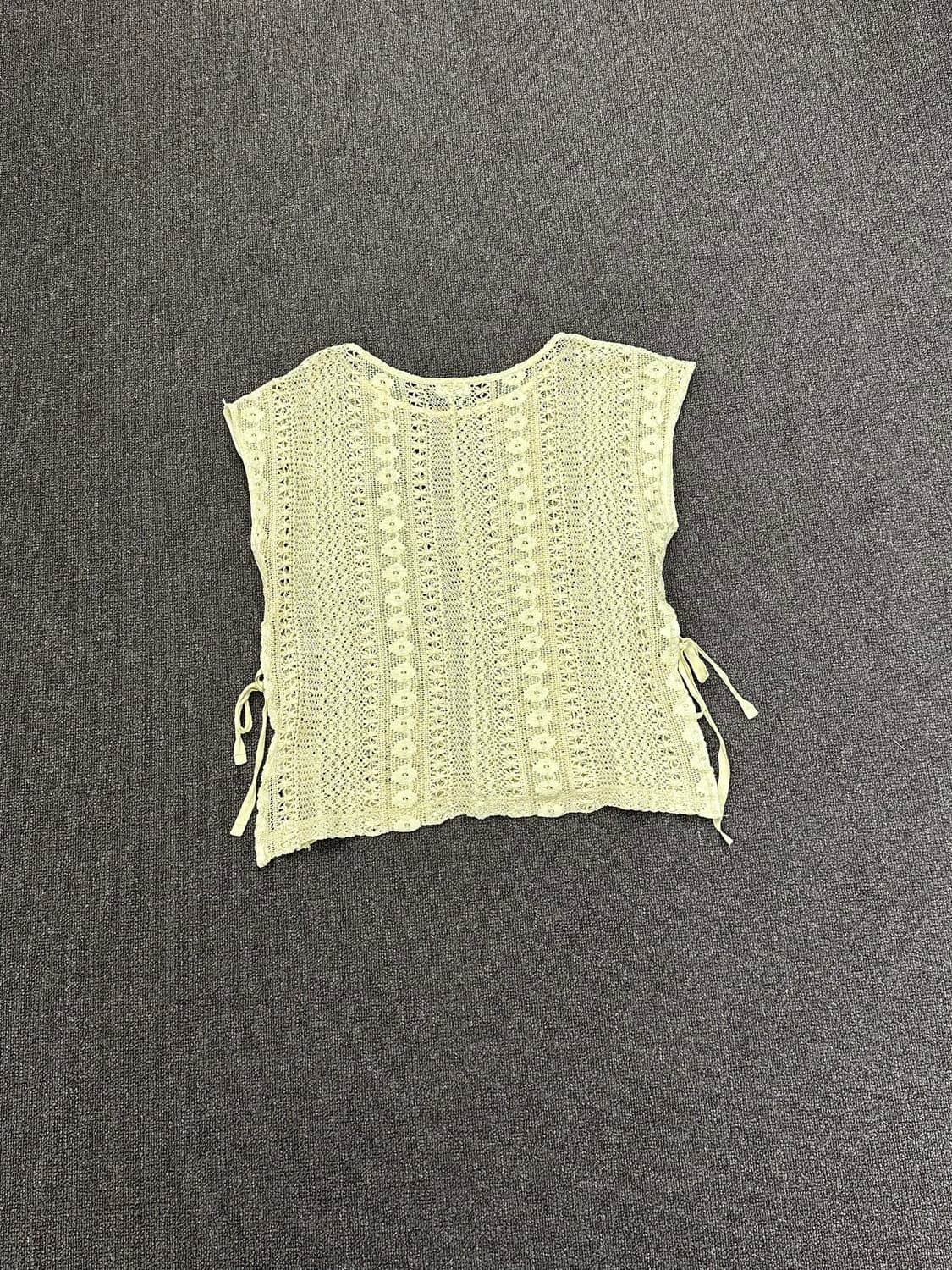 M)maca vintage 여성 펀칭 그물 니트 상품이미지7