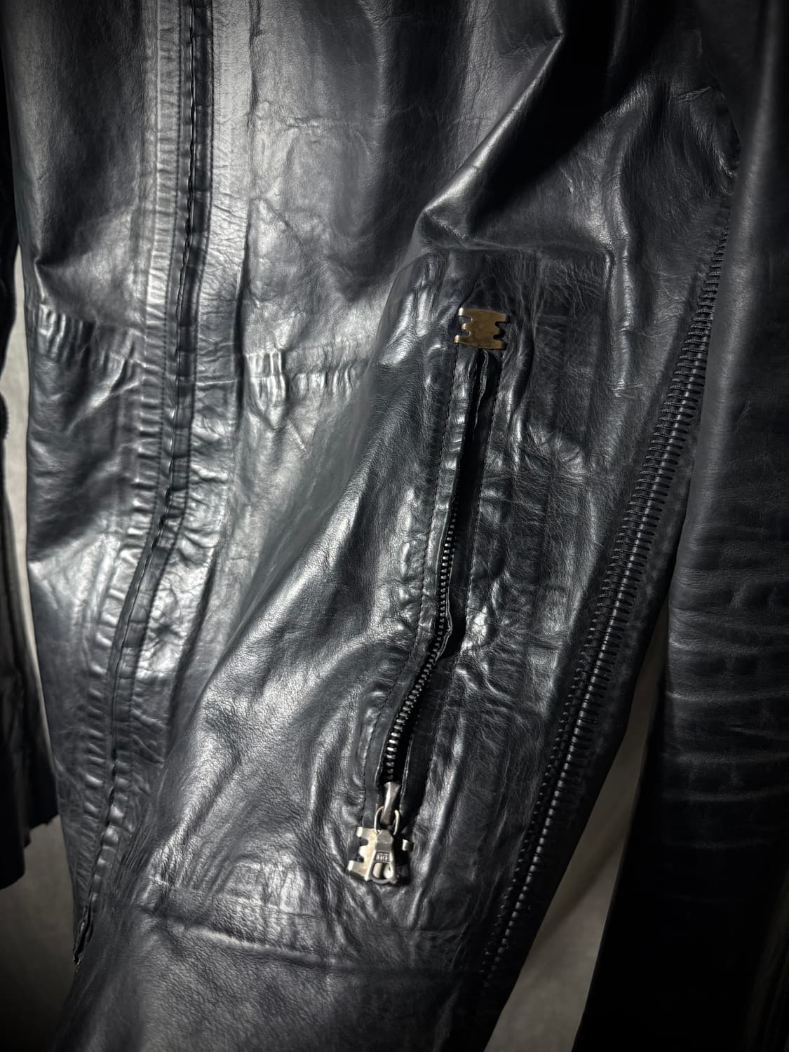 ISAAC SELLAM Calf Interstitiel Jacket 상품이미지6