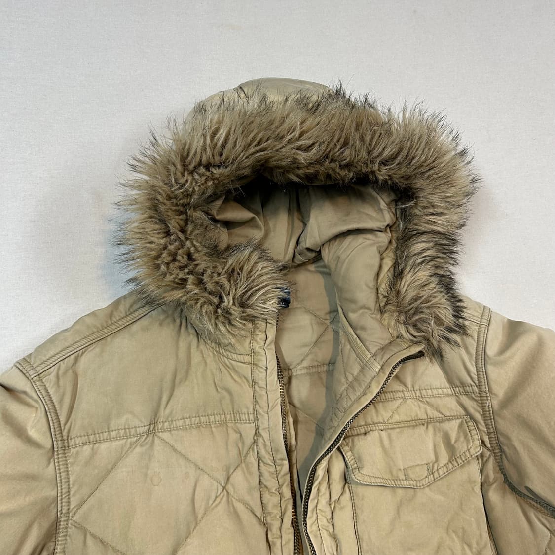 M) 폴로 랄프로렌 오리털 다이아 퀼팅 봄버 자켓 패딩 상품이미지2