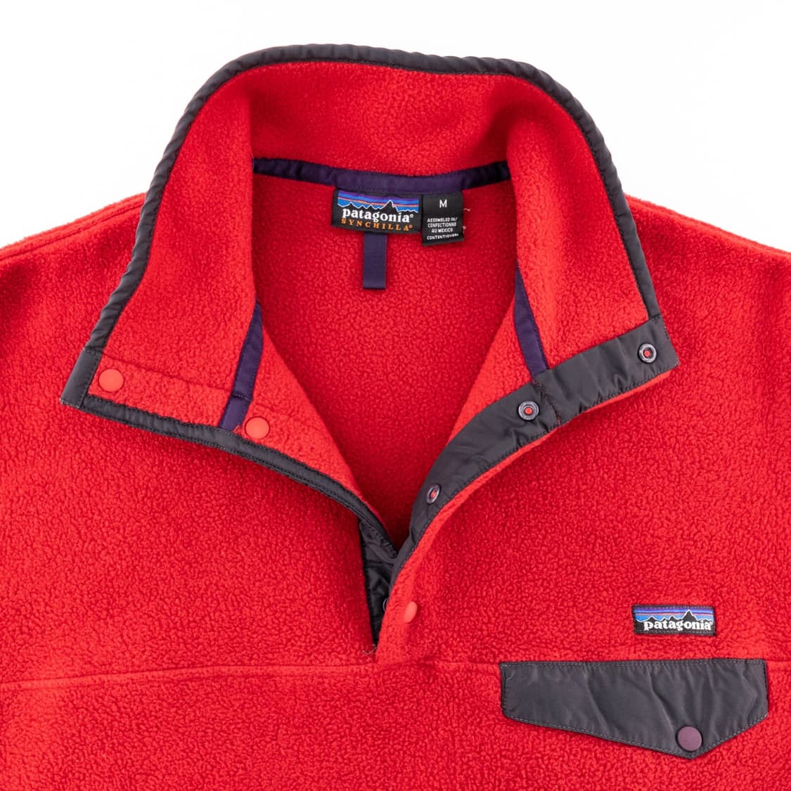 00s 파타고니아 신칠라 스냅-T 레드/블랙 멕시코 상품이미지3