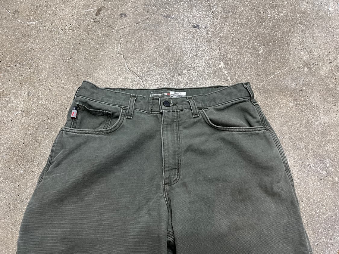 칼하트 FR 2112 CAT2 루즈핏 모스그린 상품이미지2