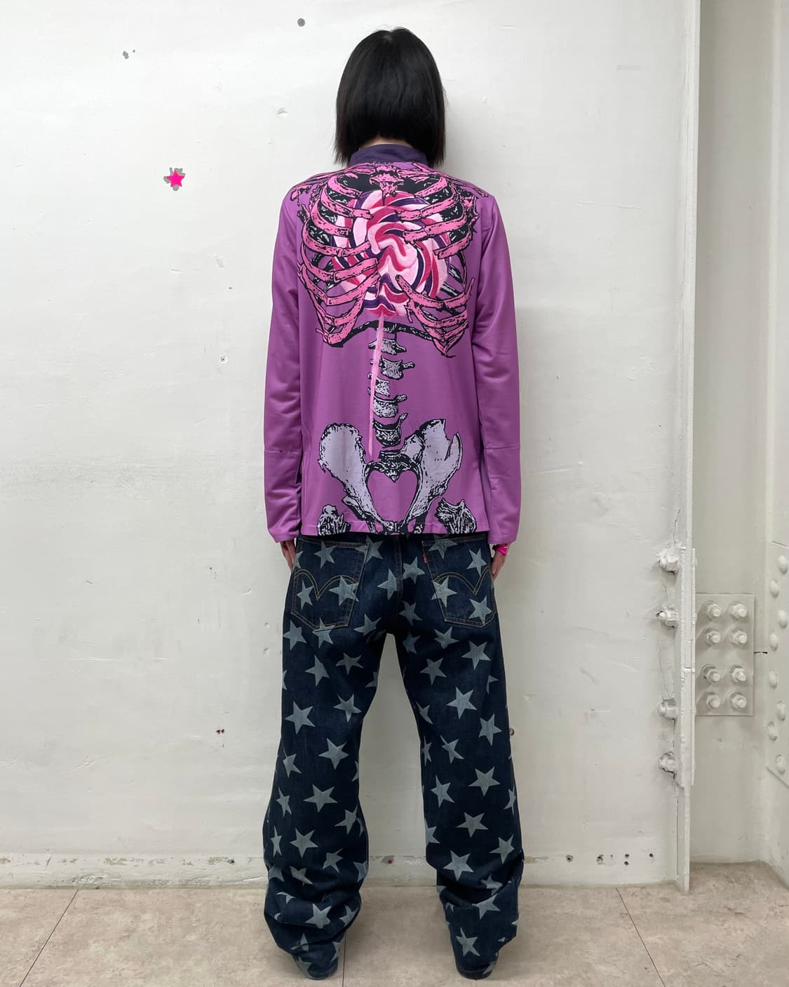 Candy Skeleton Purple China Jersey  상품이미지3