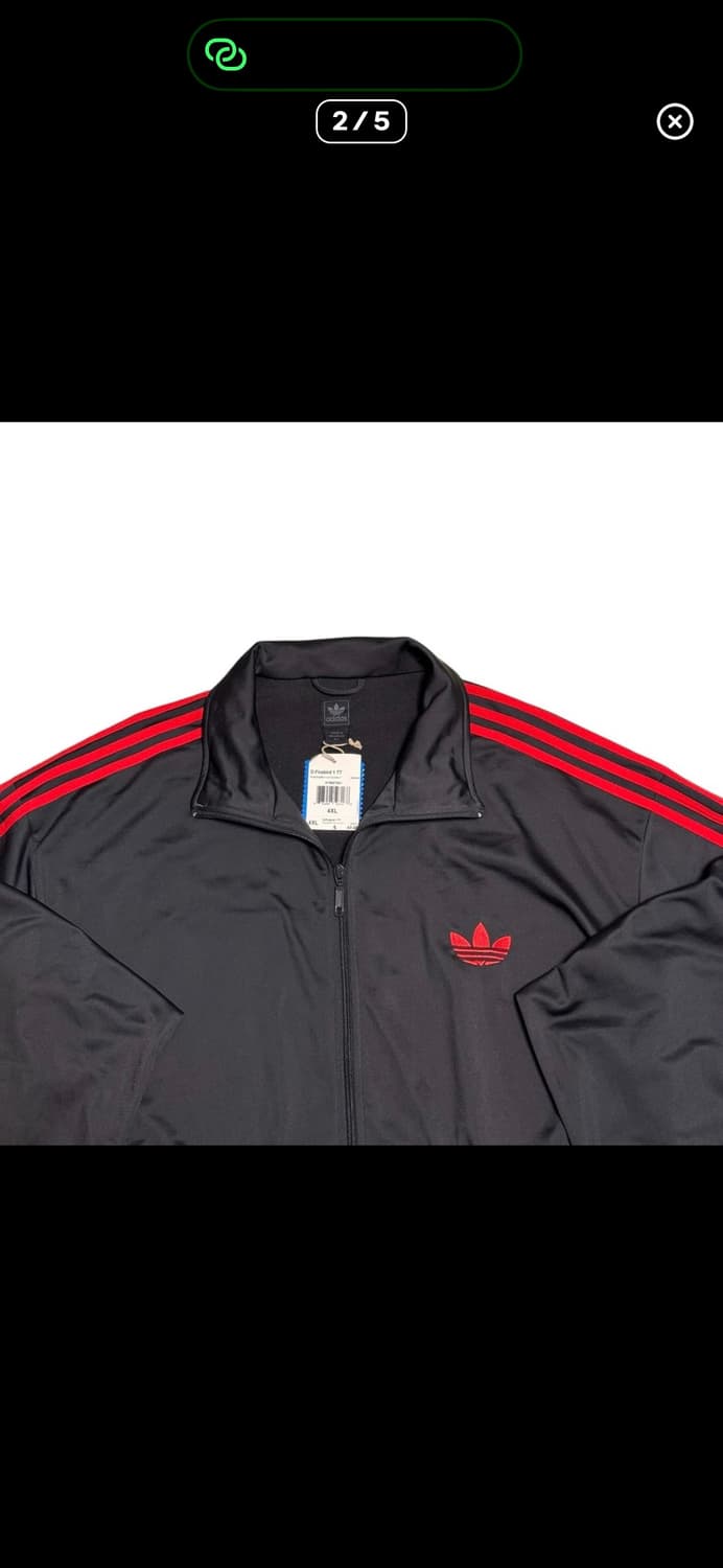 아디다스 차콜 레드 저지 상품이미지2