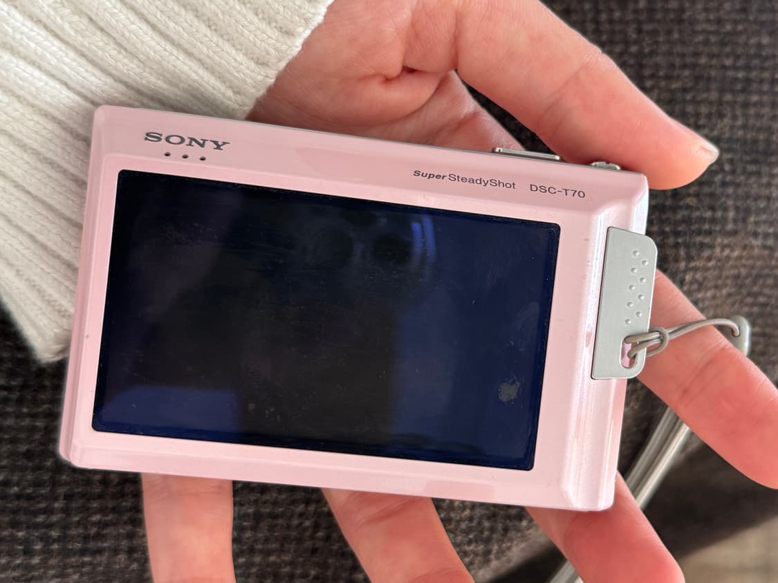 소니 핑크 디카 dsc-t70  상품이미지2