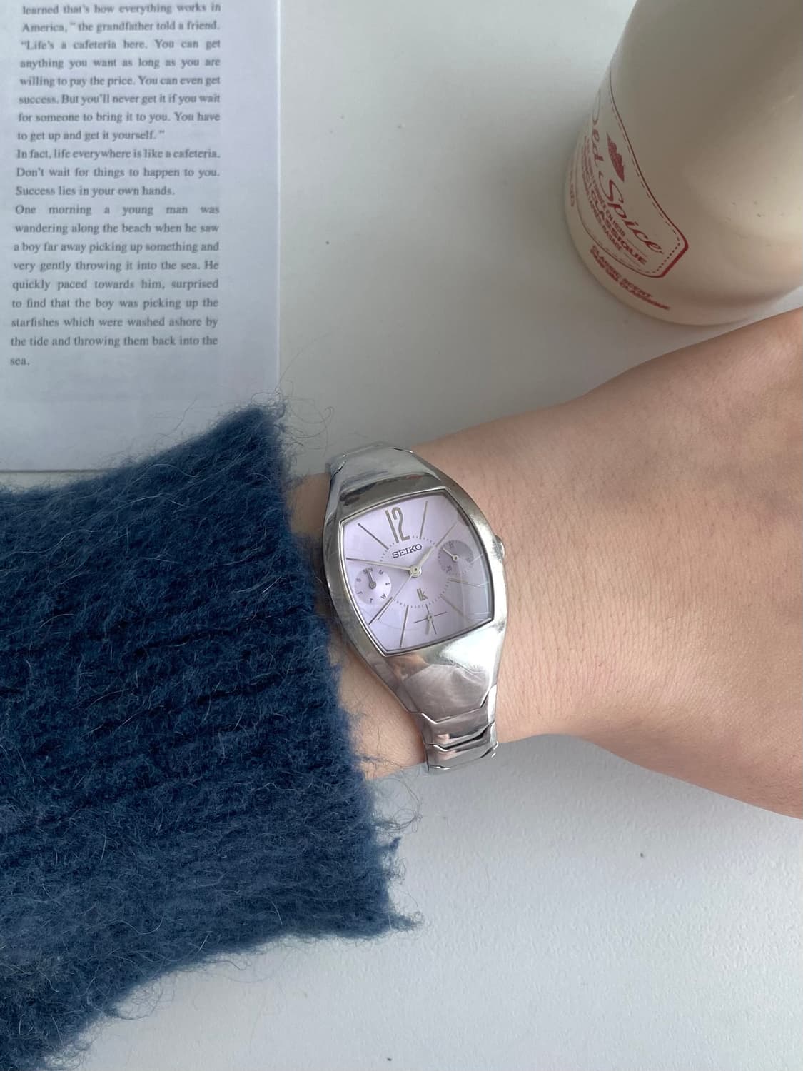 Seiko 세이코 lk 루키아 쉘 실버 라벤더퍼플 상품이미지5