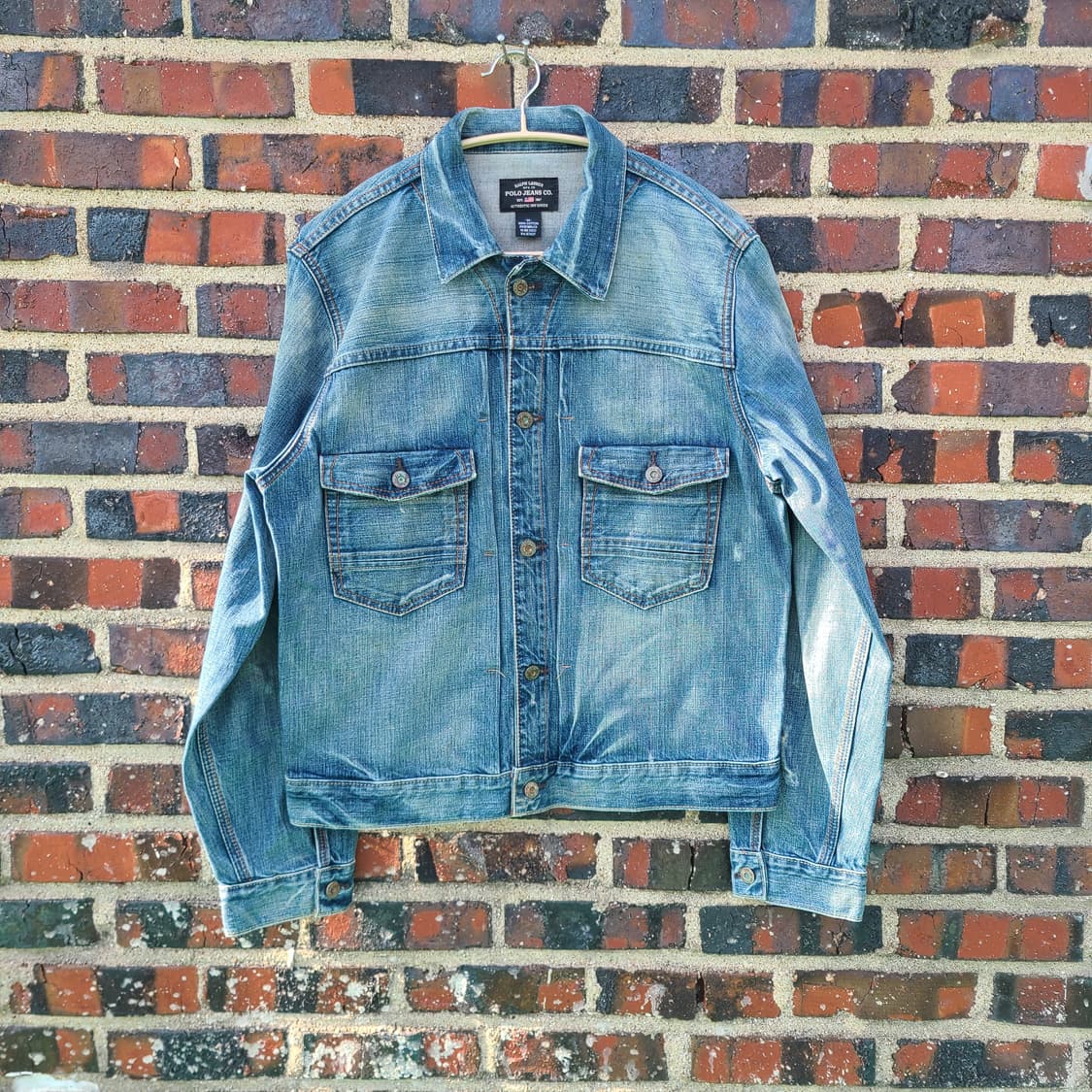 (100) 90s 폴로 진스 타입 2 빈티지 데님 트러커 자켓 상품이미지1