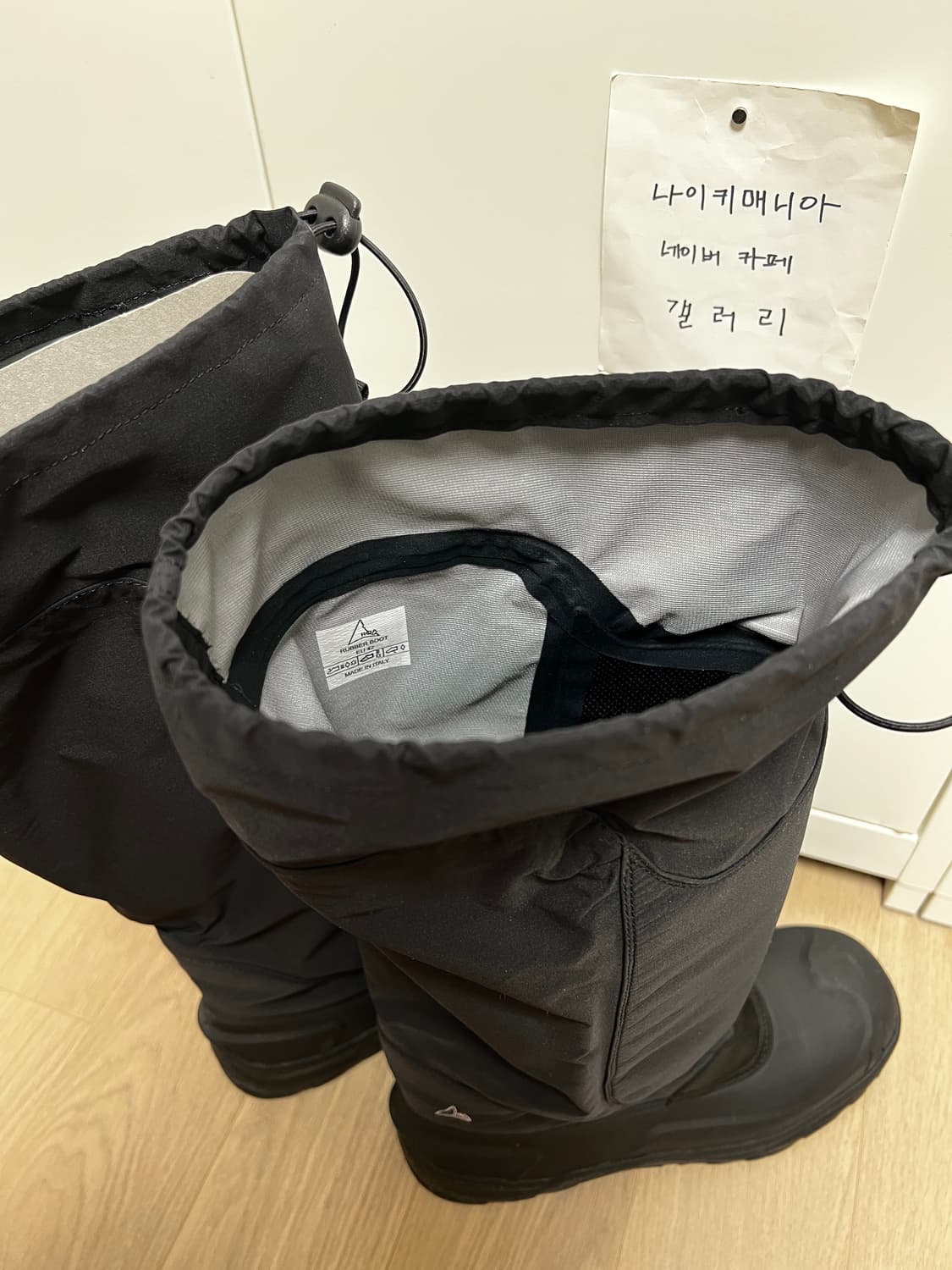 [42] ROA 로아 하이킹 러버 부츠 블랙 상품이미지8