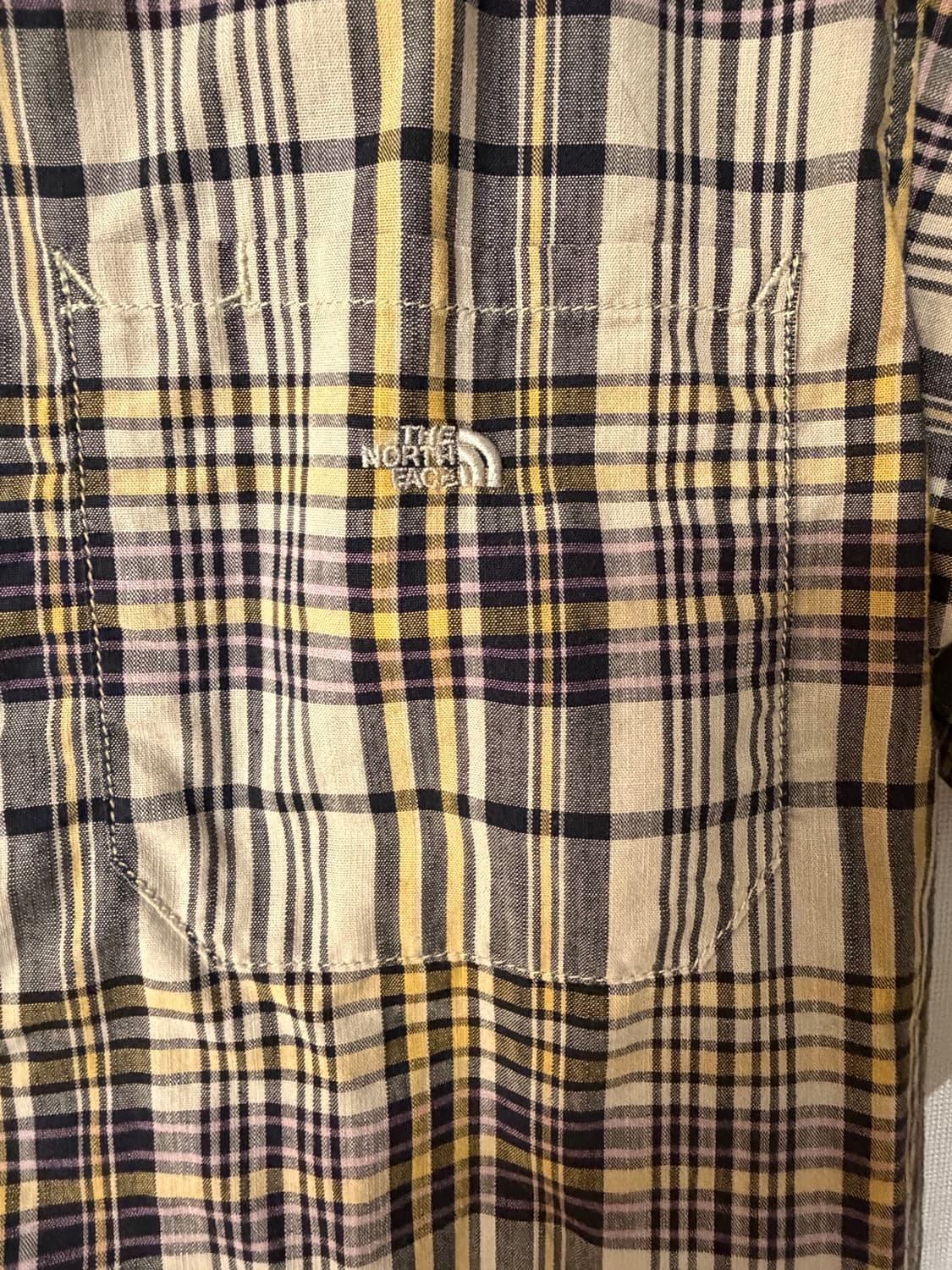 노스페이스 퍼플라벨 마드라스 필드 체크 반팔셔츠  상품이미지5