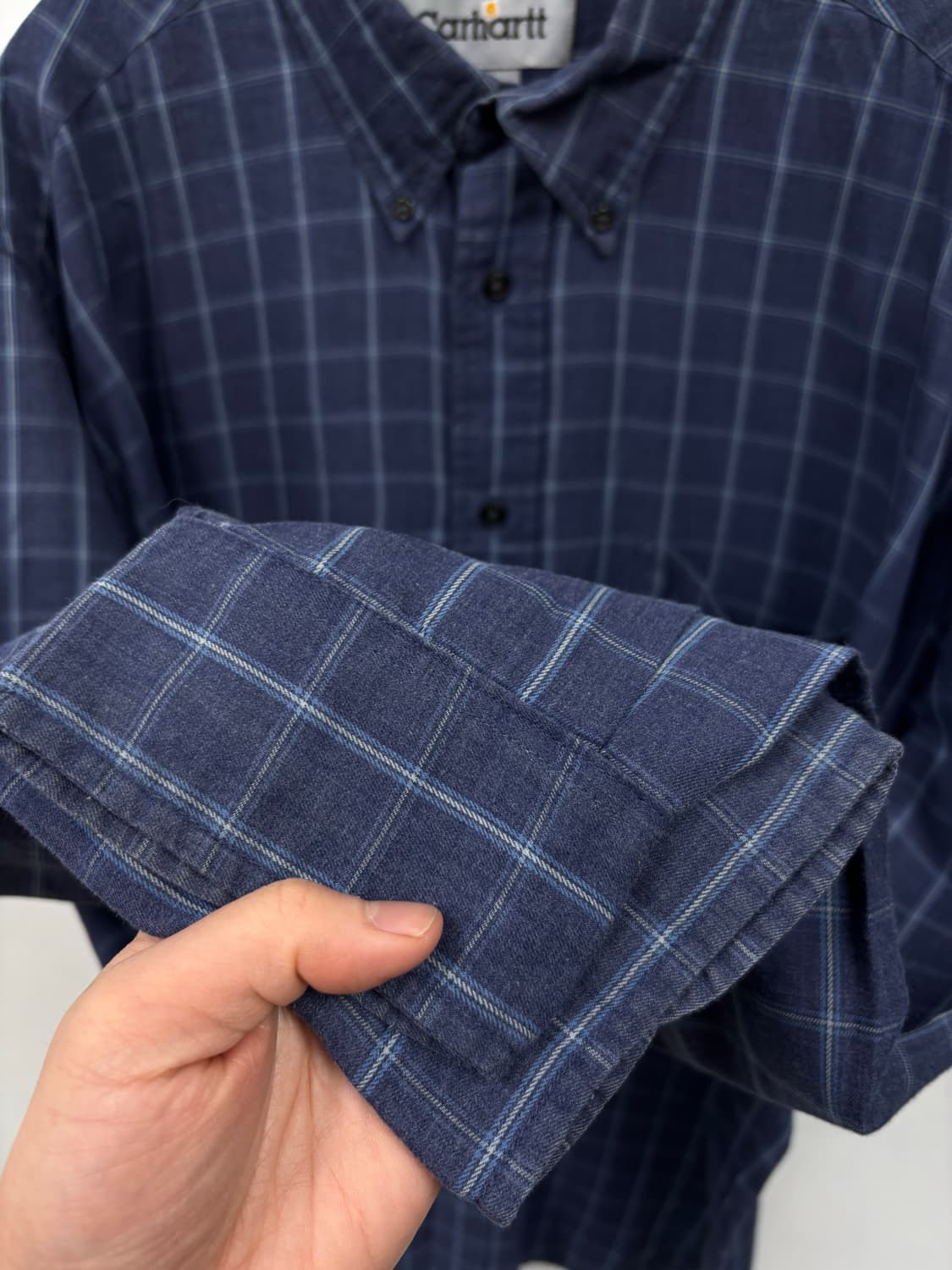 칼하트 체크 긴팔셔츠 상품이미지4