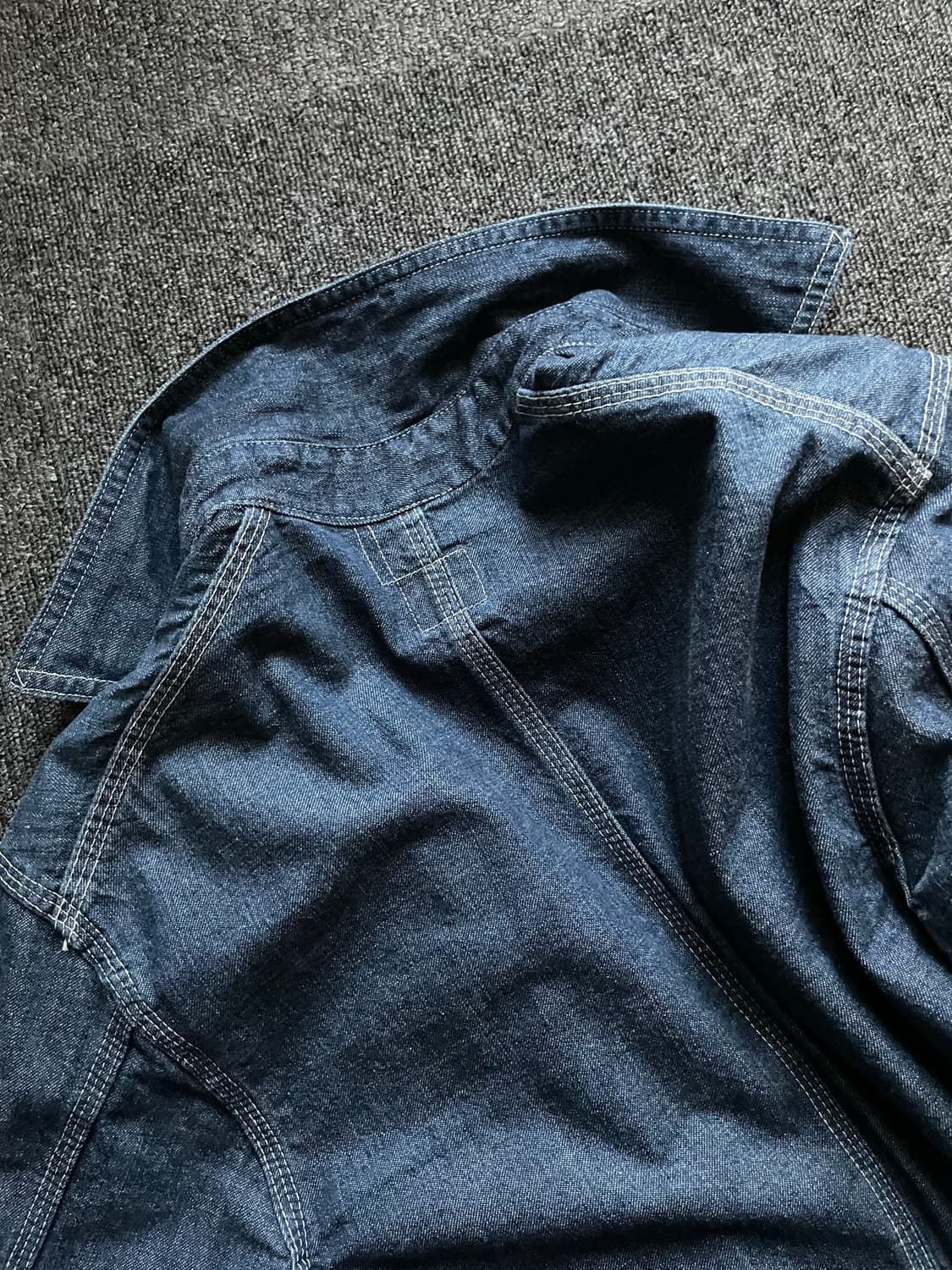 포스트오버롤즈 데님 커버올 엔지니어자켓 (드레익스아나토미카피그벨RRL) 상품이미지10