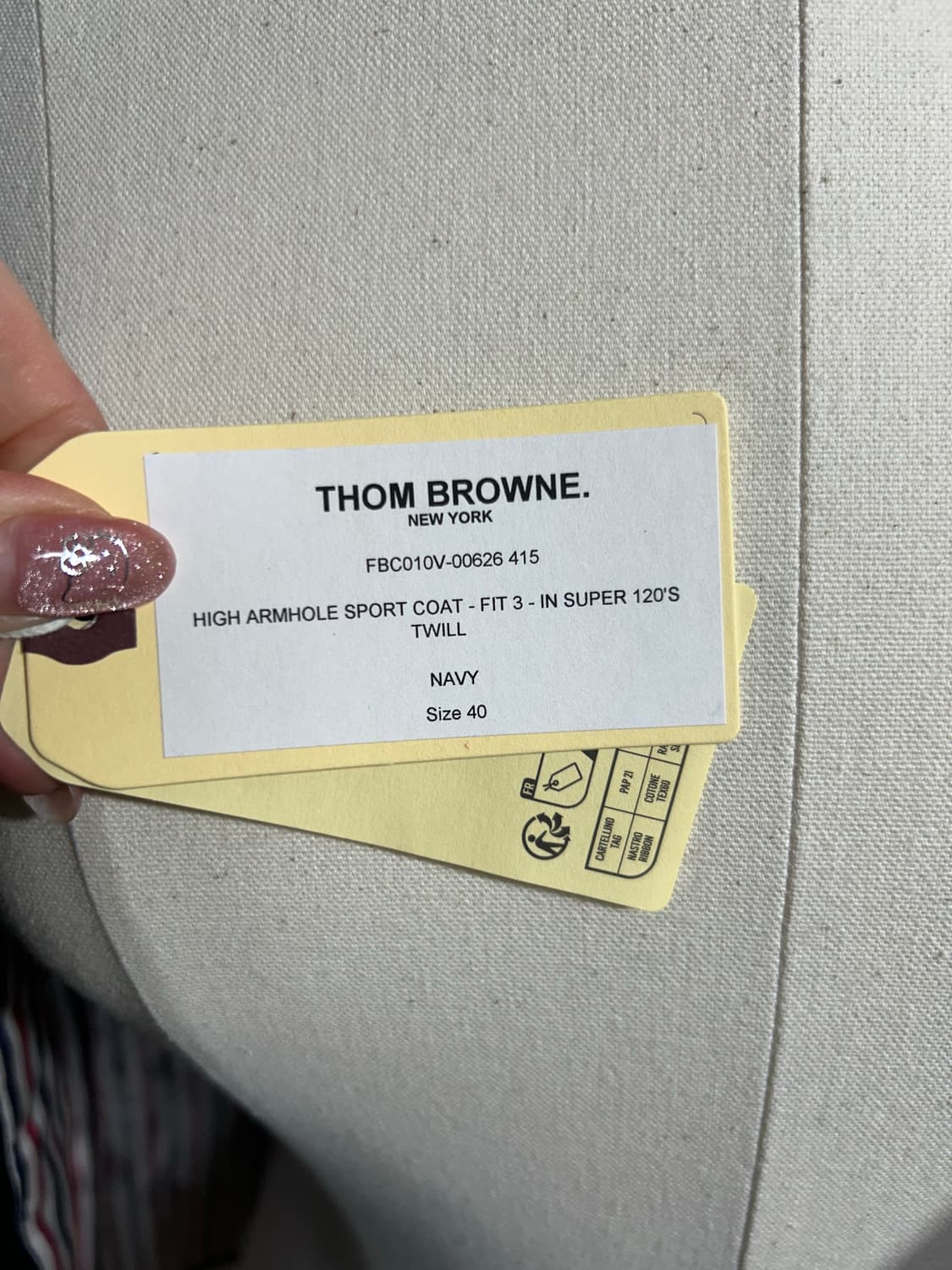 톰브라운 여성 클래식 울 자켓 새상품 택포함 상품이미지7