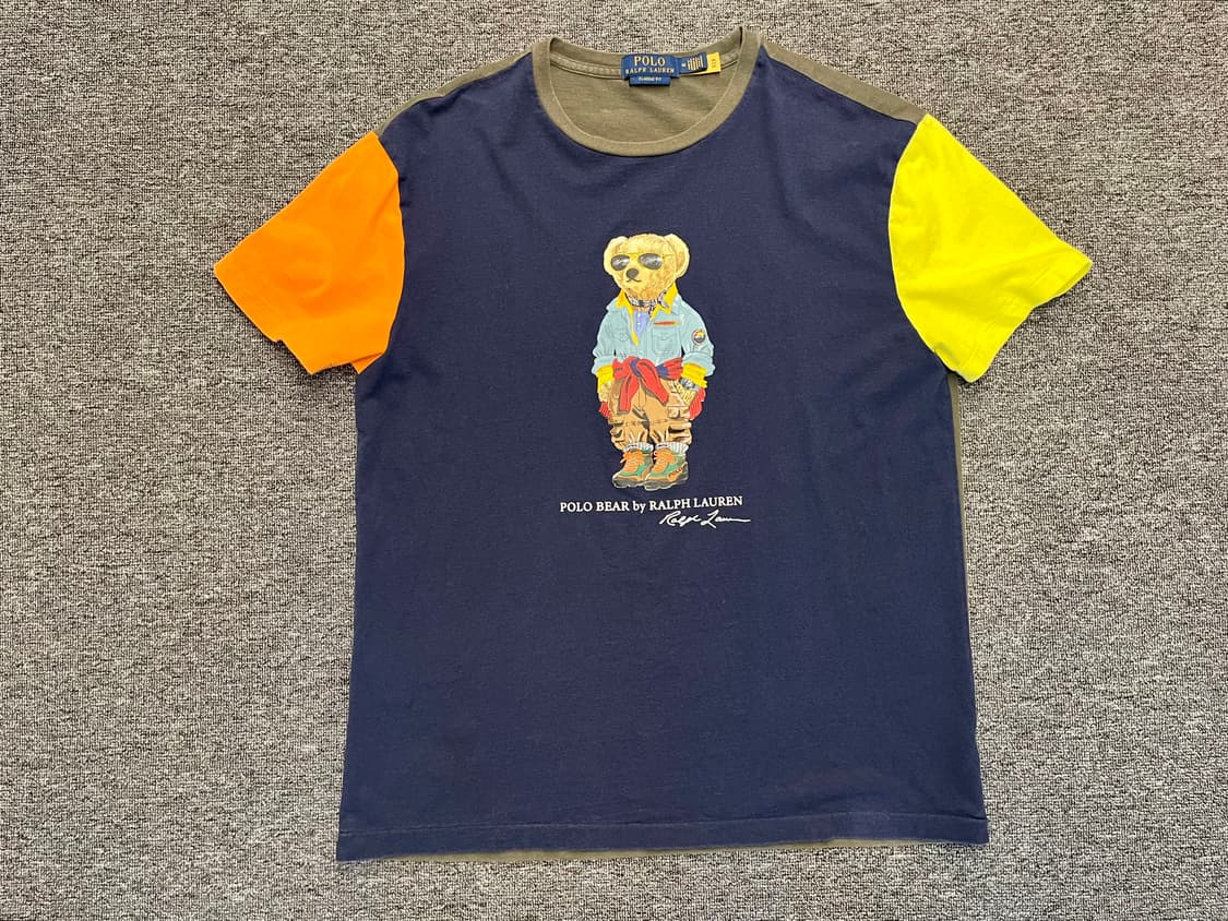 [95~100] 폴로 랄프로렌 컬러블럭 베어티 M  상품이미지1