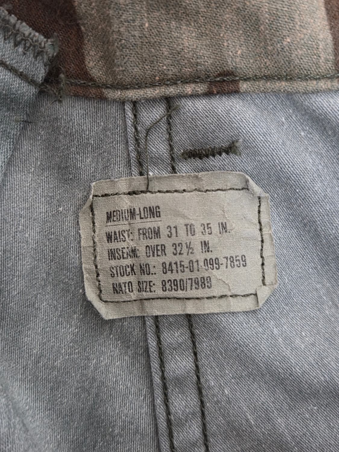 80s m65 우드랜드 카모 팬츠 M/L 상품이미지5