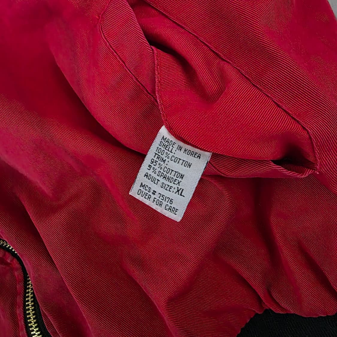 [XL] 90s 빈티지 말보로 리버시블 봄버 자켓 블랙/레드 트래쉬드 상품이미지10