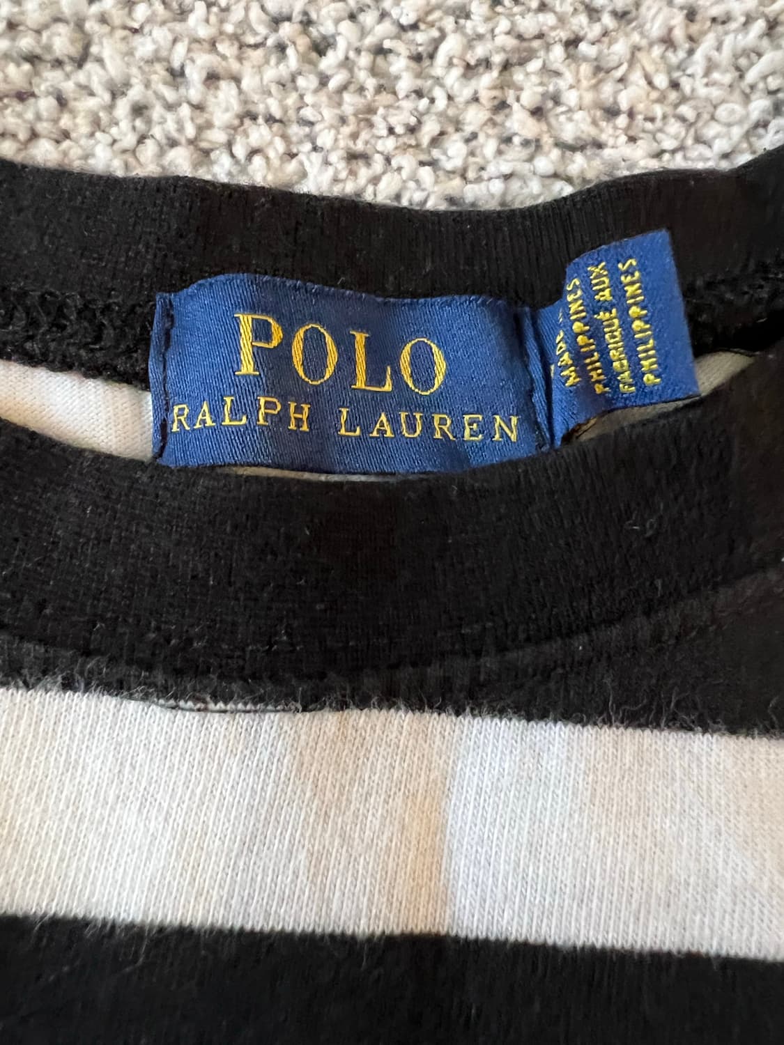 폴로 랄프 로렌 스트라이프 코튼 티셔츠 상품이미지5