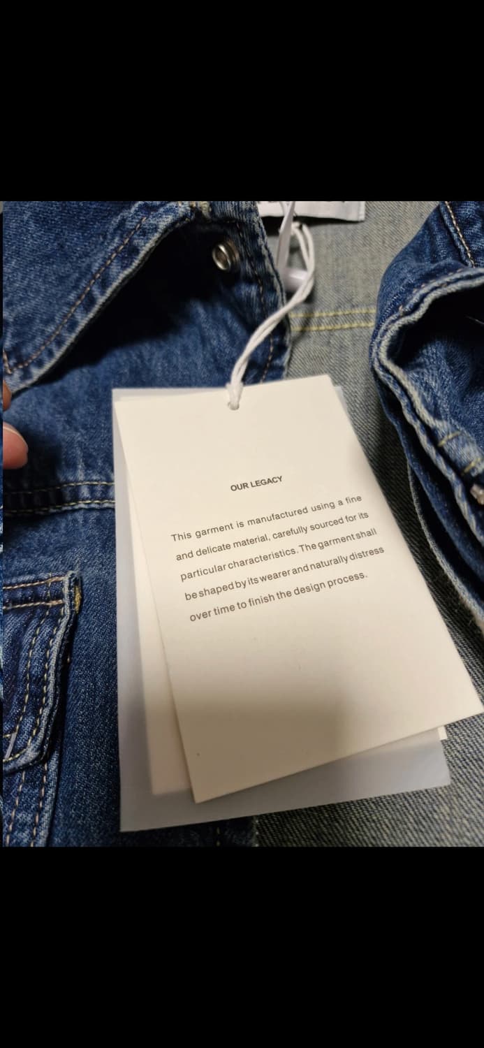 아워레거시 데님 자켓 size 50 상품이미지4