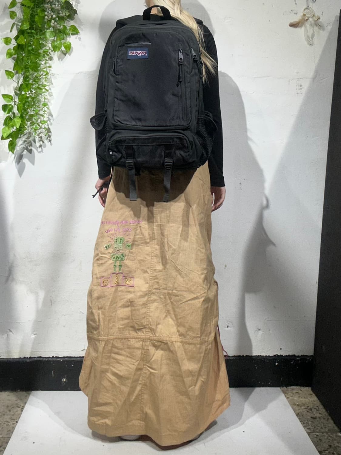 잔스포츠 블랙 엔보이 백팩 가방 상품이미지3