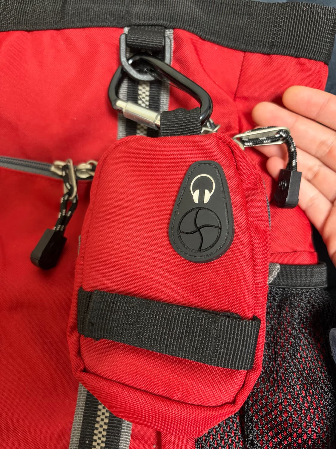 콜맨 레드 보부상 숄더백 미사용 상품이미지4