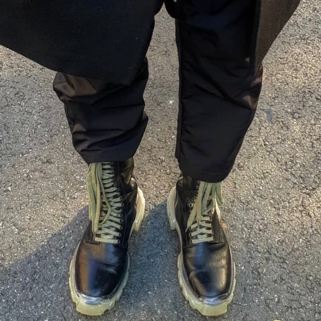 Rick Owens / 시시포스 트랙터 부츠 클리어솔 / 41 (270) 상품이미지9