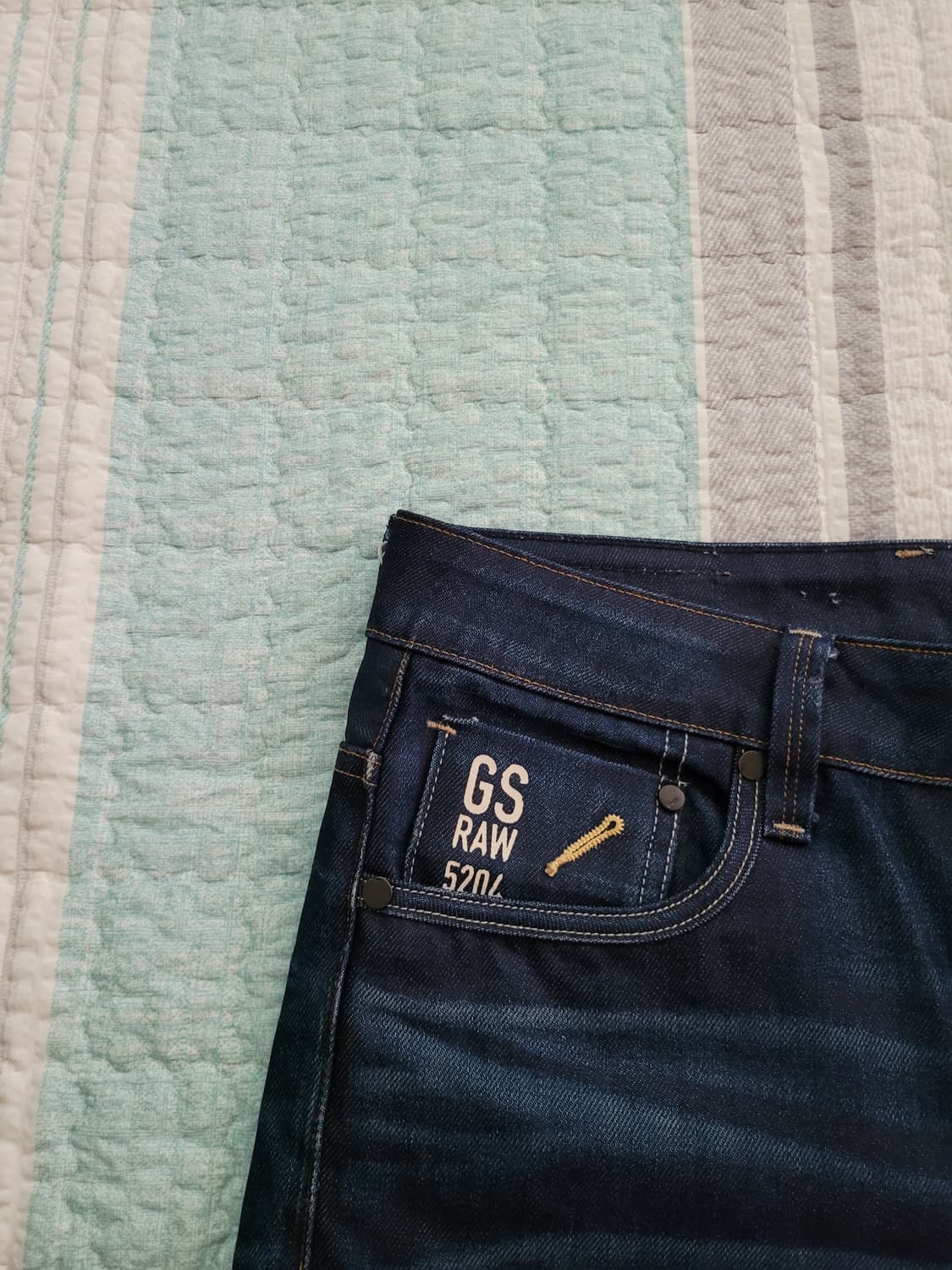 지스타로우 G star raw 어택로우스트레이트 진청워싱진 31사이즈 상품이미지3