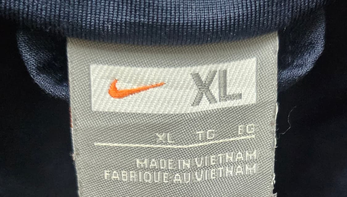 (90~100)☆초대장급☆나이키 바르셀로나 크롭 2중지퍼[네이비]바람막이 상품이미지2