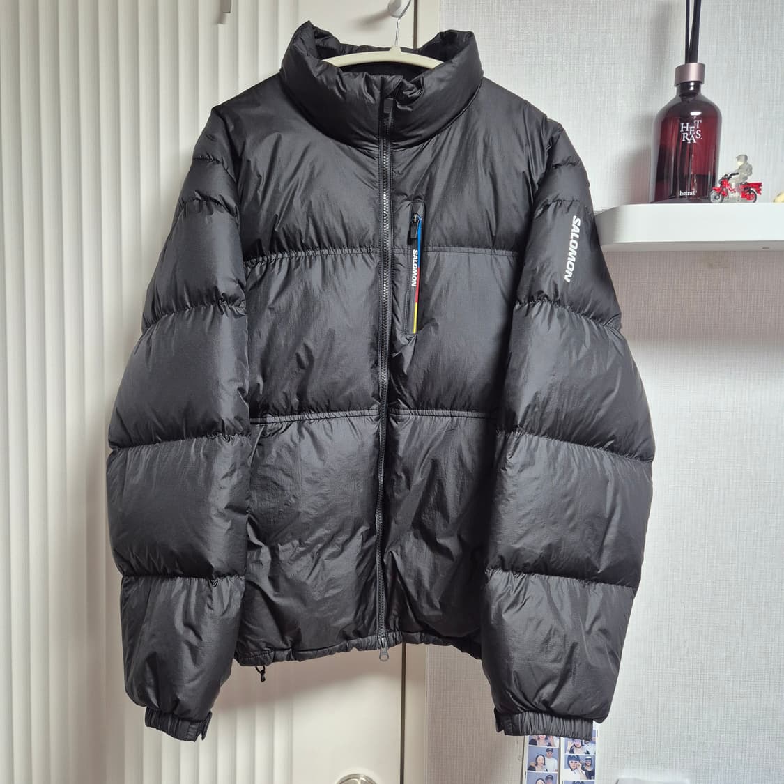 살로몬 컨투어 다운 자켓 패딩 XL 블랙 상품이미지1