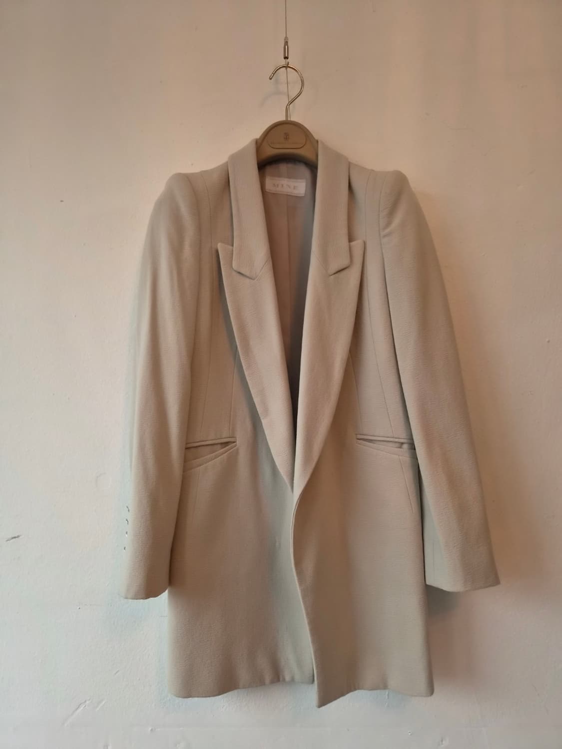 마인 여성 테일러드칼라롱자켓 상품이미지2