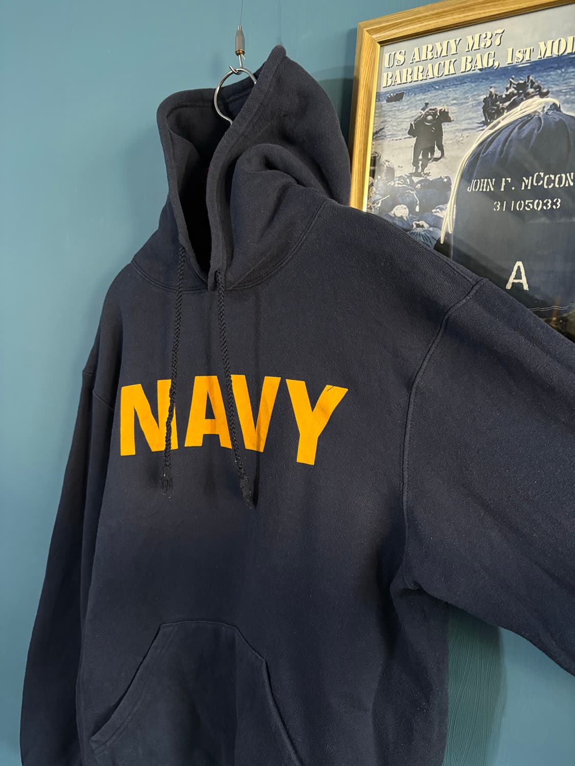 90-00‘s Soffe US Navy Sweat Hooded 상품이미지5