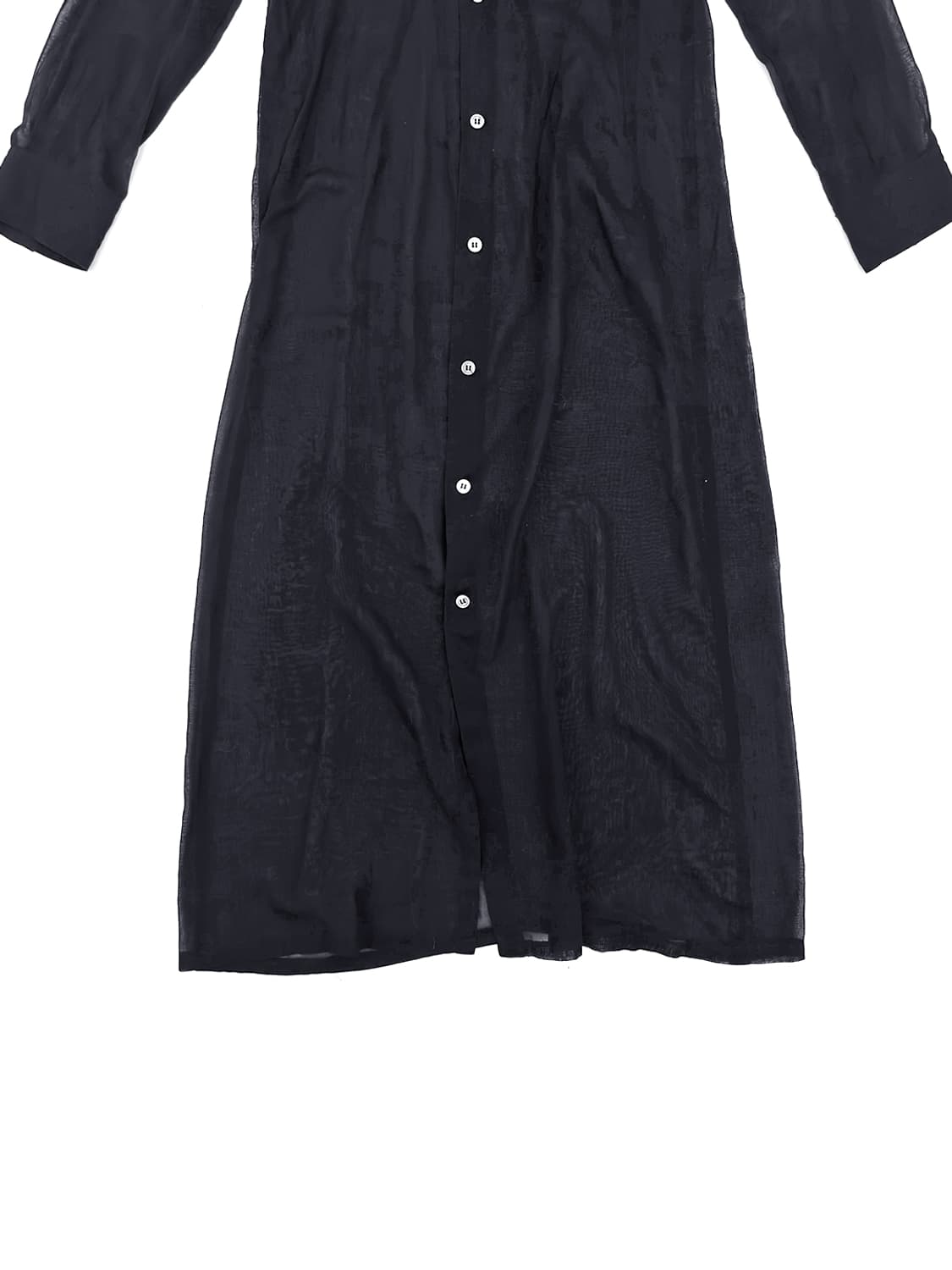 Y’s Yohji Yamamoto Sheer Shirt Dress 상품이미지4