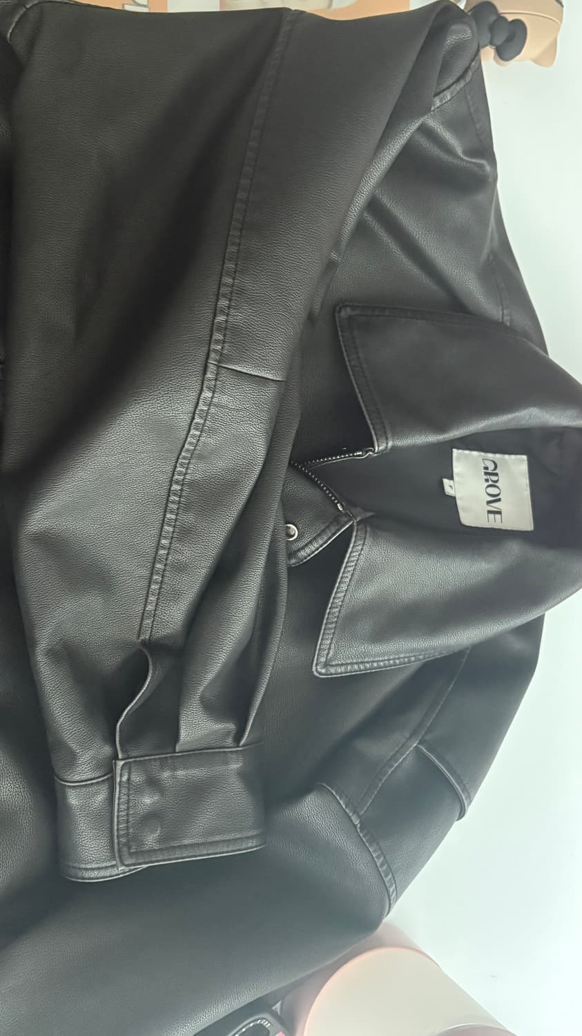 그로브 가죽 점퍼 상품이미지2