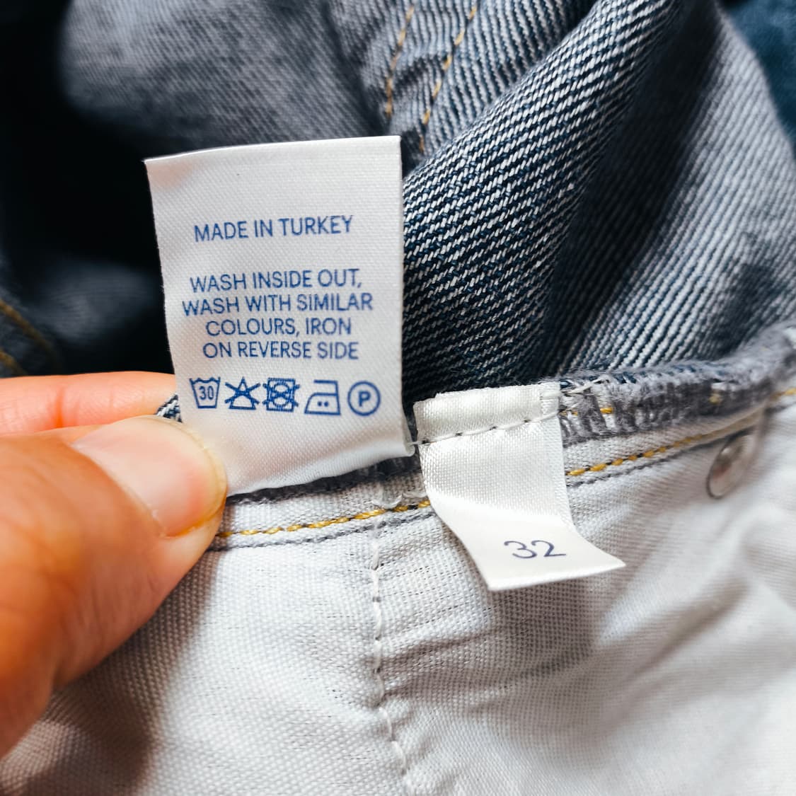 [32] RAEY 레이 fold baggy boyfriend jeans 상품이미지8