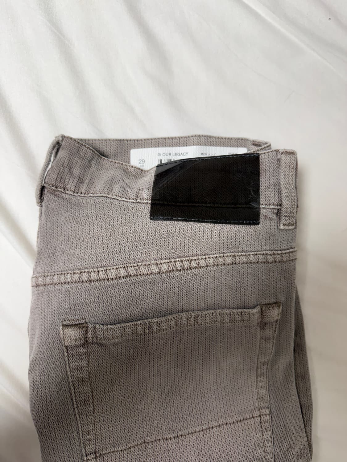 Our legacy 써드컷 핑크 스노우 데님 상품이미지2