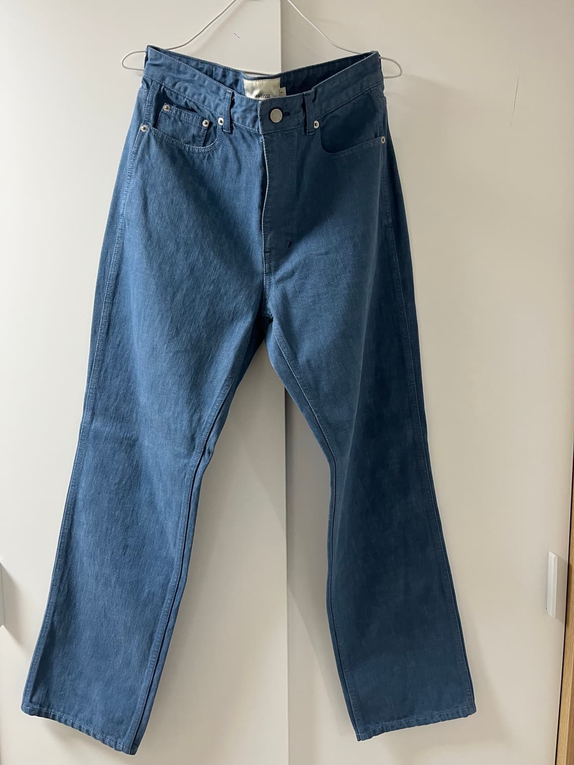 [마티스 더 큐레이터]레귤러 데님 팬츠 _빈티지 블루 (1 size) 상품이미지6