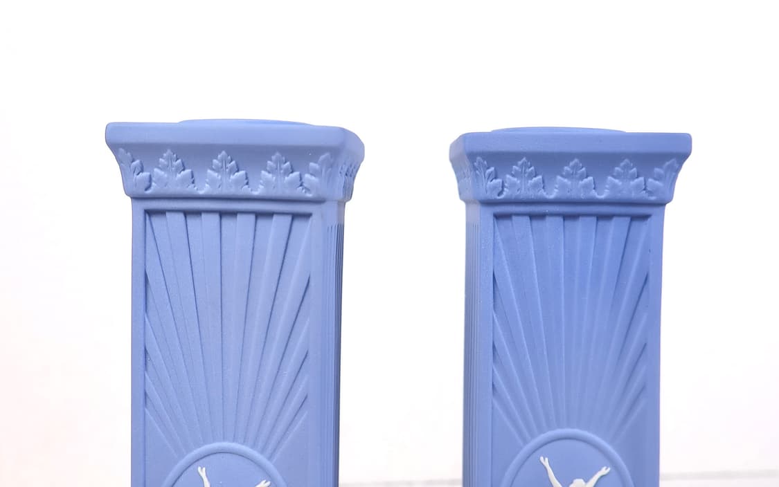 [영국앤틱]웨지우드 제스퍼웨어 페일블루 밀레니엄 캔들스틱 촛대(1쌍) 상품이미지3