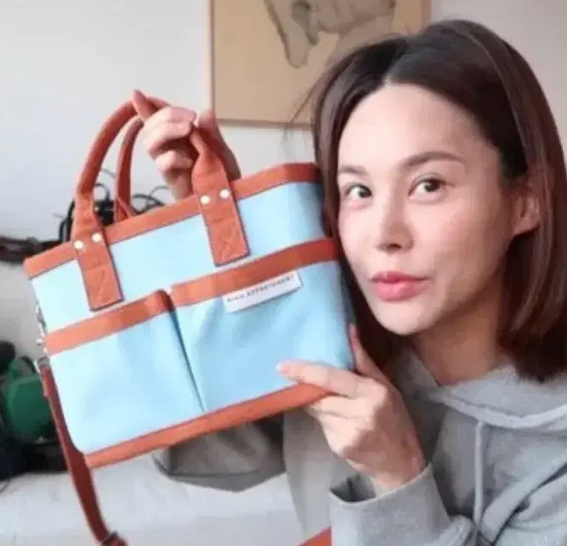 (새상품)아밤아파트먼트 텀블러백 /한정판 스카이블루 단종컬러 상품이미지2