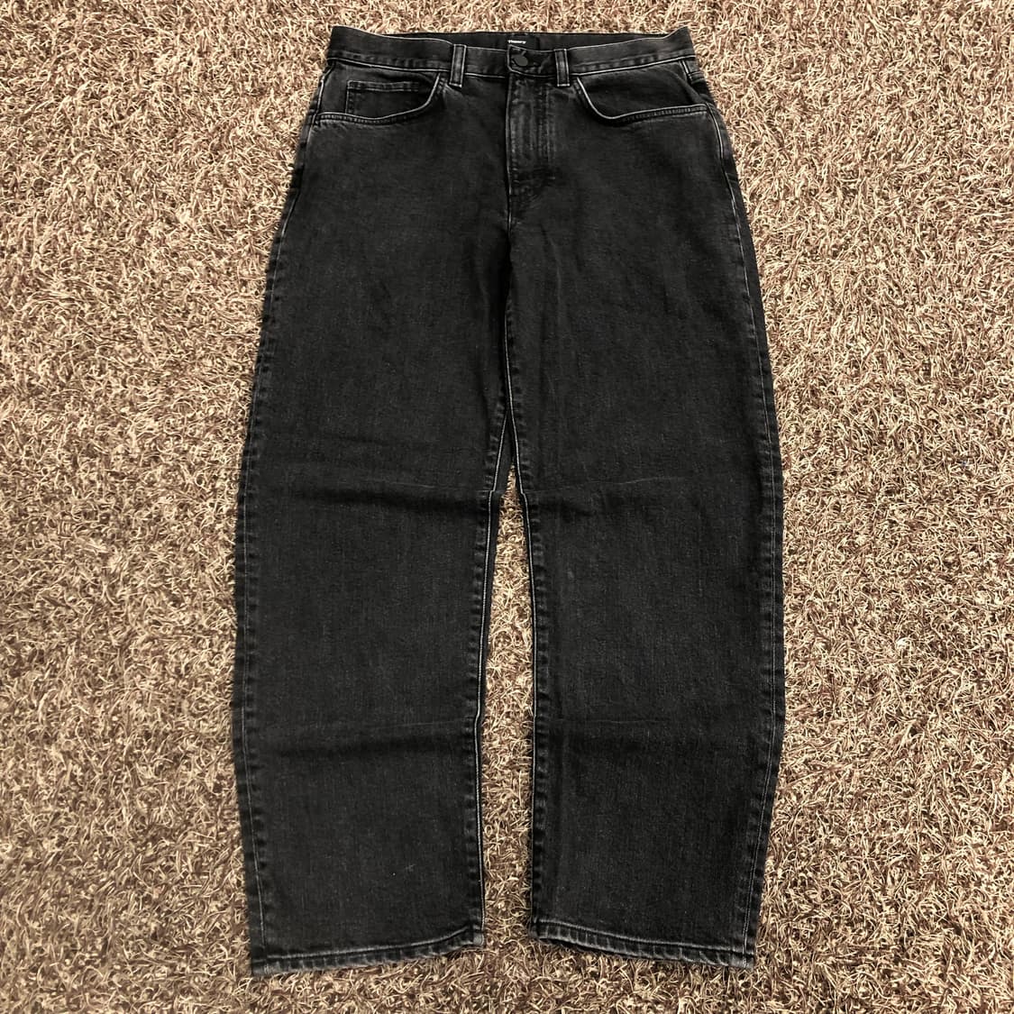 띠어리 블랙 데님 팬츠 상품이미지1