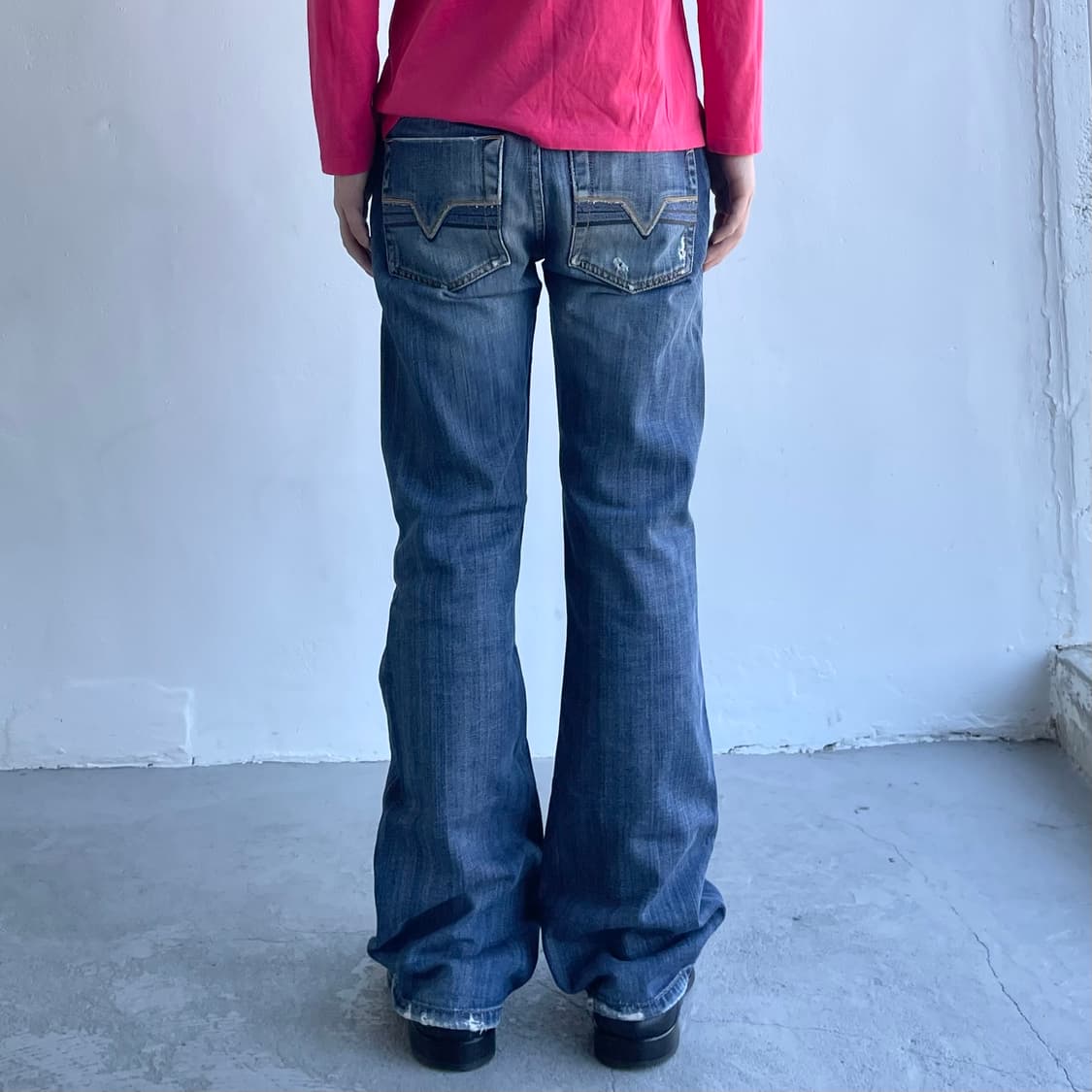 디젤 플레어 데님 팬츠 상품이미지3