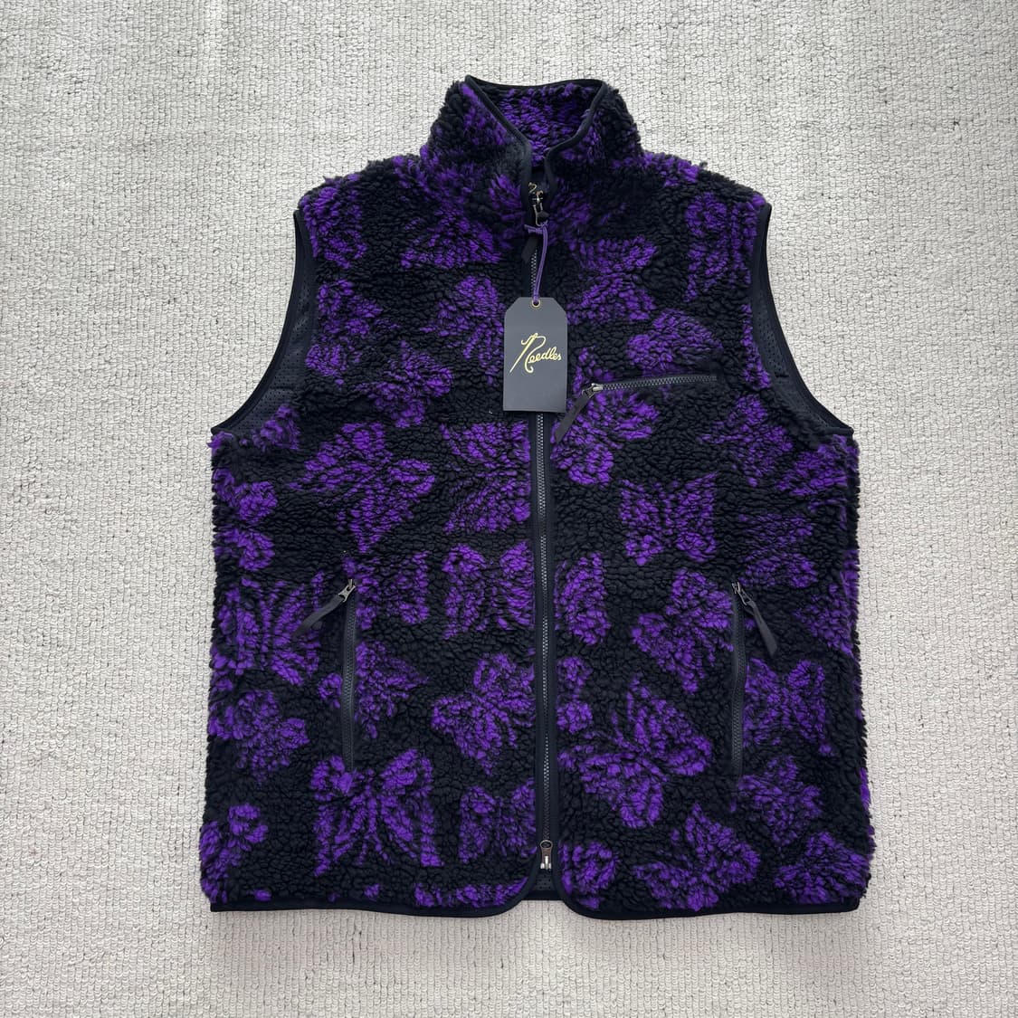 니들즈 니들스 빔즈 보아 플리스 베스트 자켓 퍼플 상품이미지1