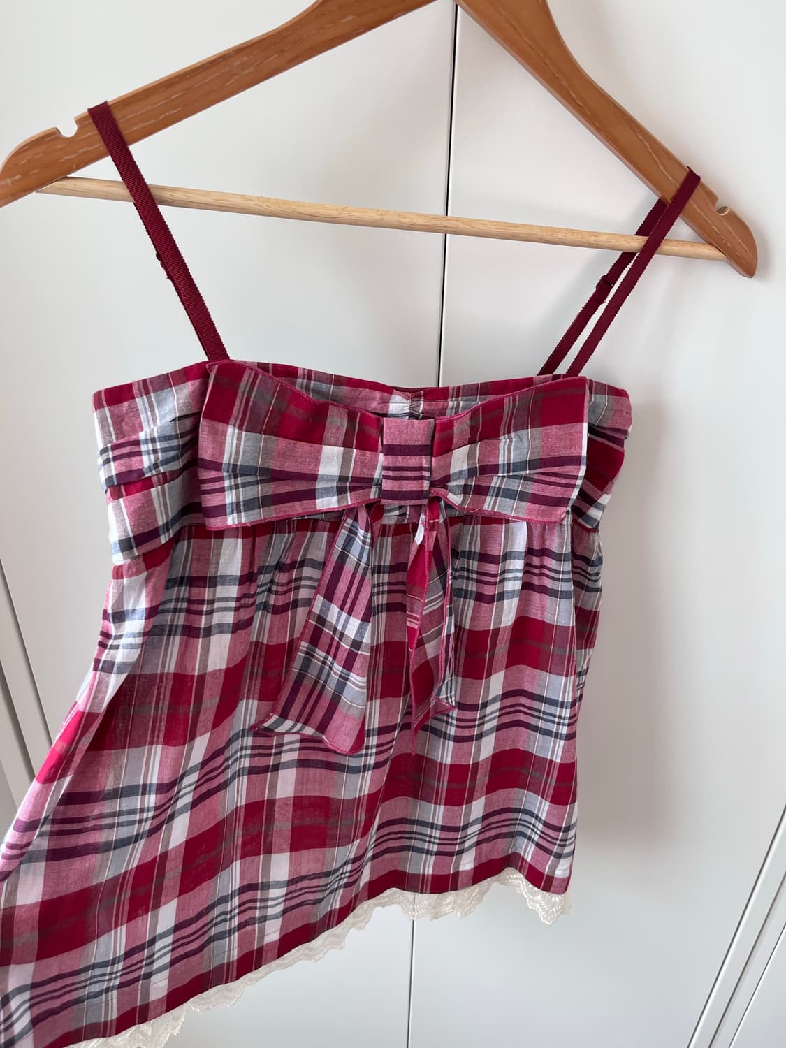 Olive de olive 올리브데올리브 로걀 리본 체크 뷔스티에 상품이미지9