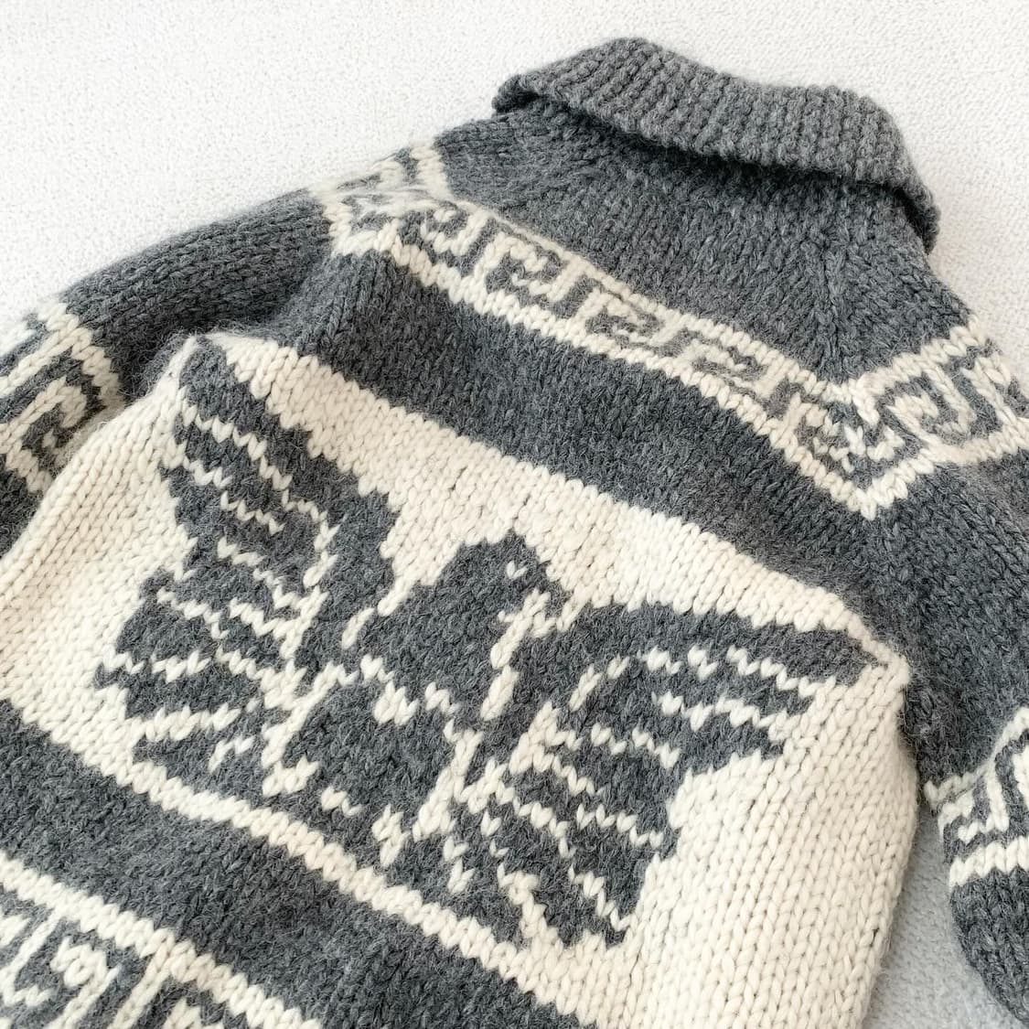 챠콜x크림 노르딕 코위찬 집업 상품이미지3