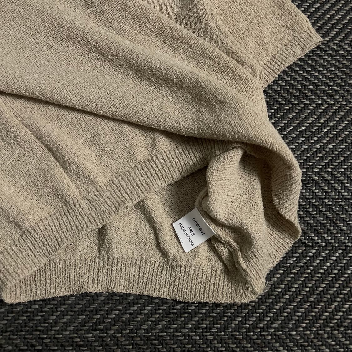 빈티지 우먼스 부클레 크롭 니트o 3423 상품이미지3