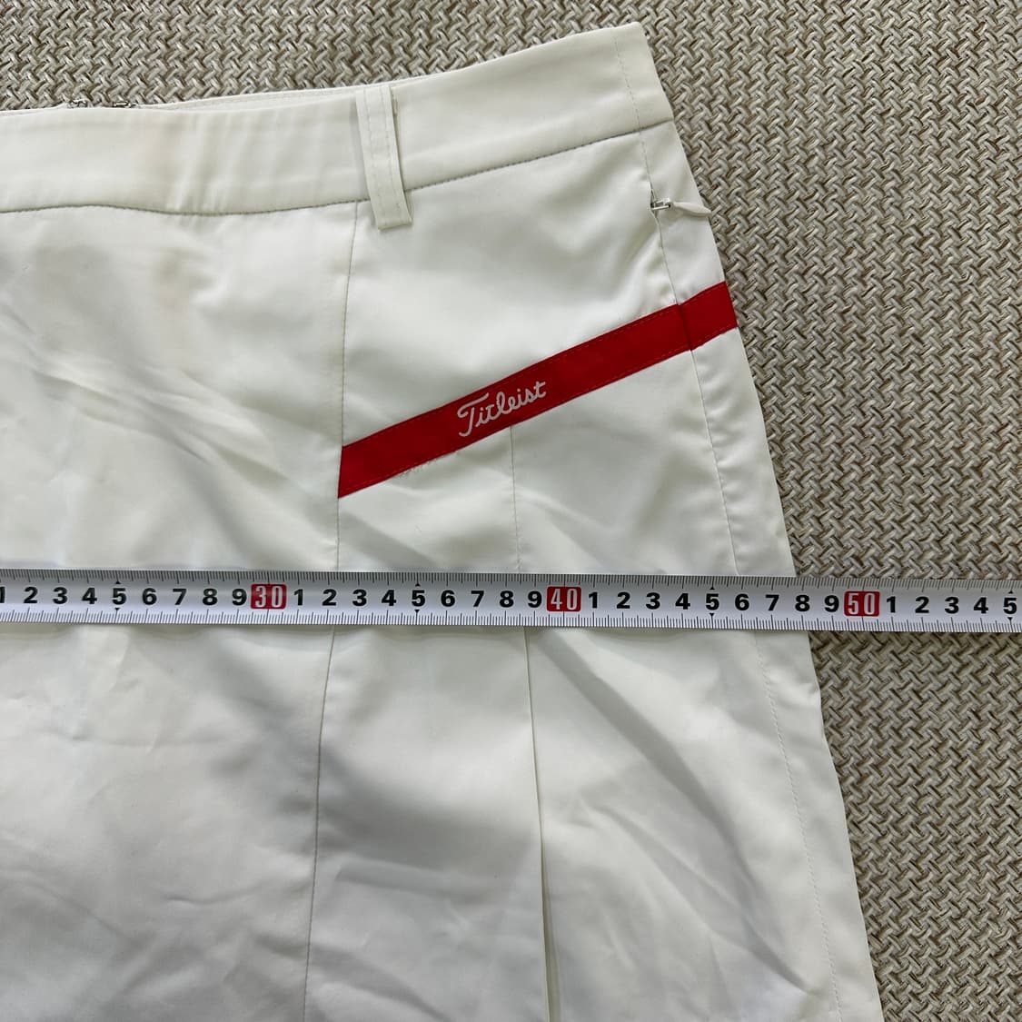 28 타이틀리스트 화이트 골프 스커트 0421D 상품이미지6