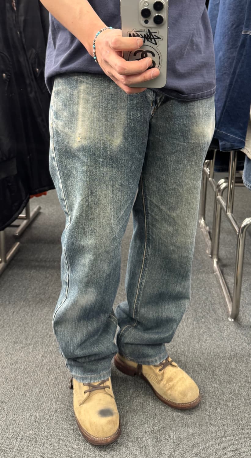 33)에드윈 빈티지 워싱 E404 데님팬츠 상품이미지1