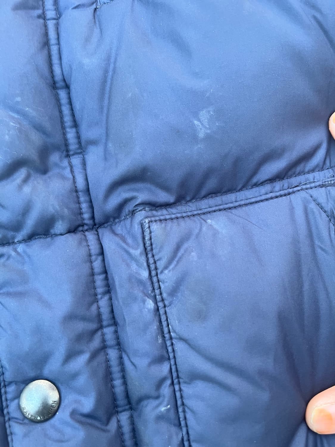 폴로 랄프로렌 레드포니 네이비 덕다운 후드패딩(l) 상품이미지8