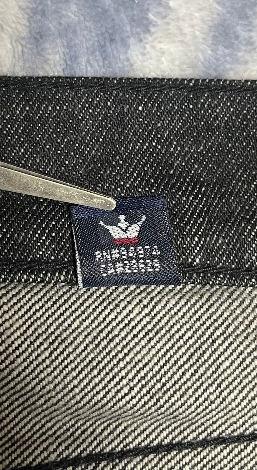 2000s 스투시 USA 메이드 블랙 데님 팬츠 데드스탁 흑청 501 상품이미지6