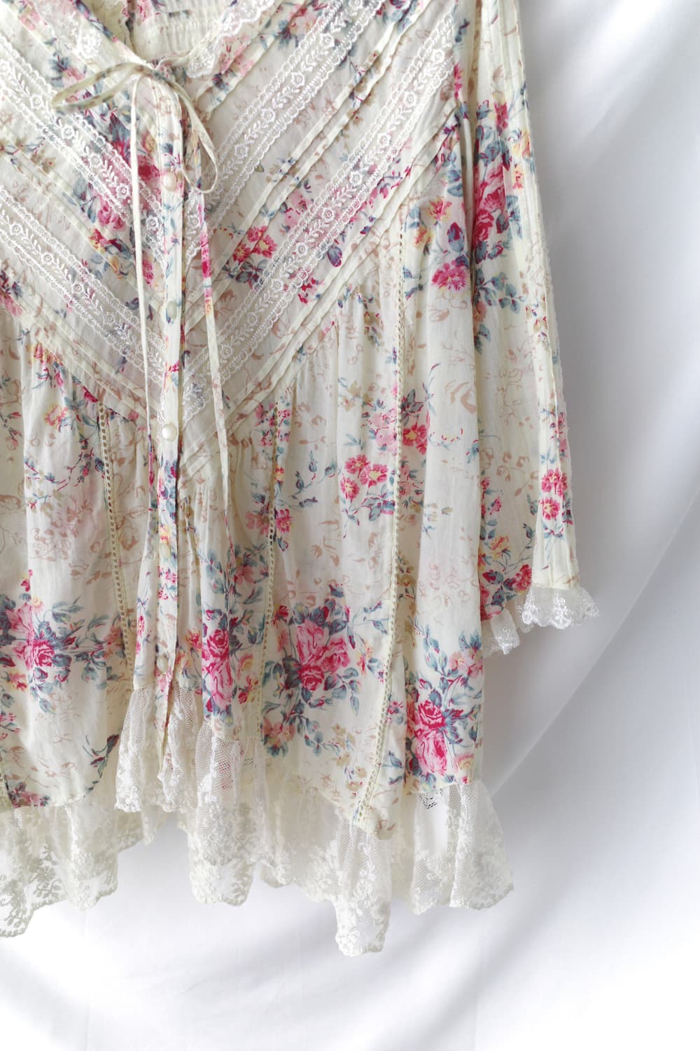 flower lace blouse 상품이미지4