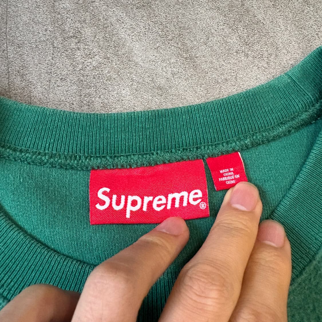 23FW 슈프림 인사이드아웃 크루넥 라이트 파인 상품이미지7