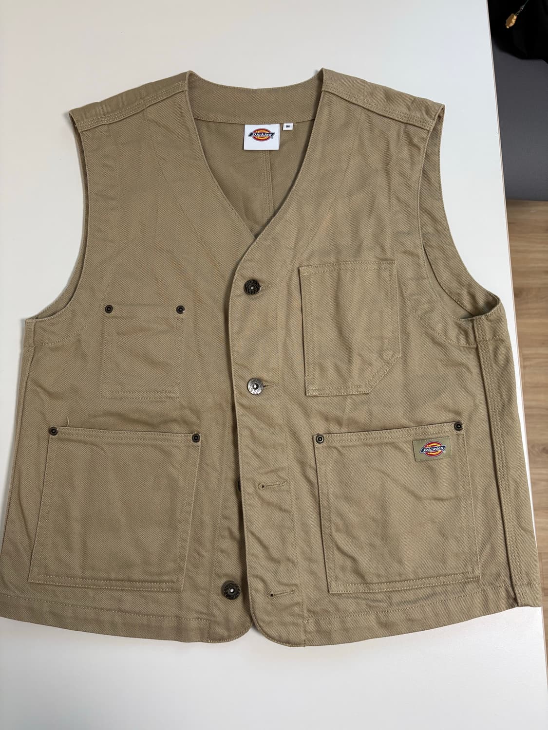 디키즈 초어 베스트 Khaki 상품이미지1
