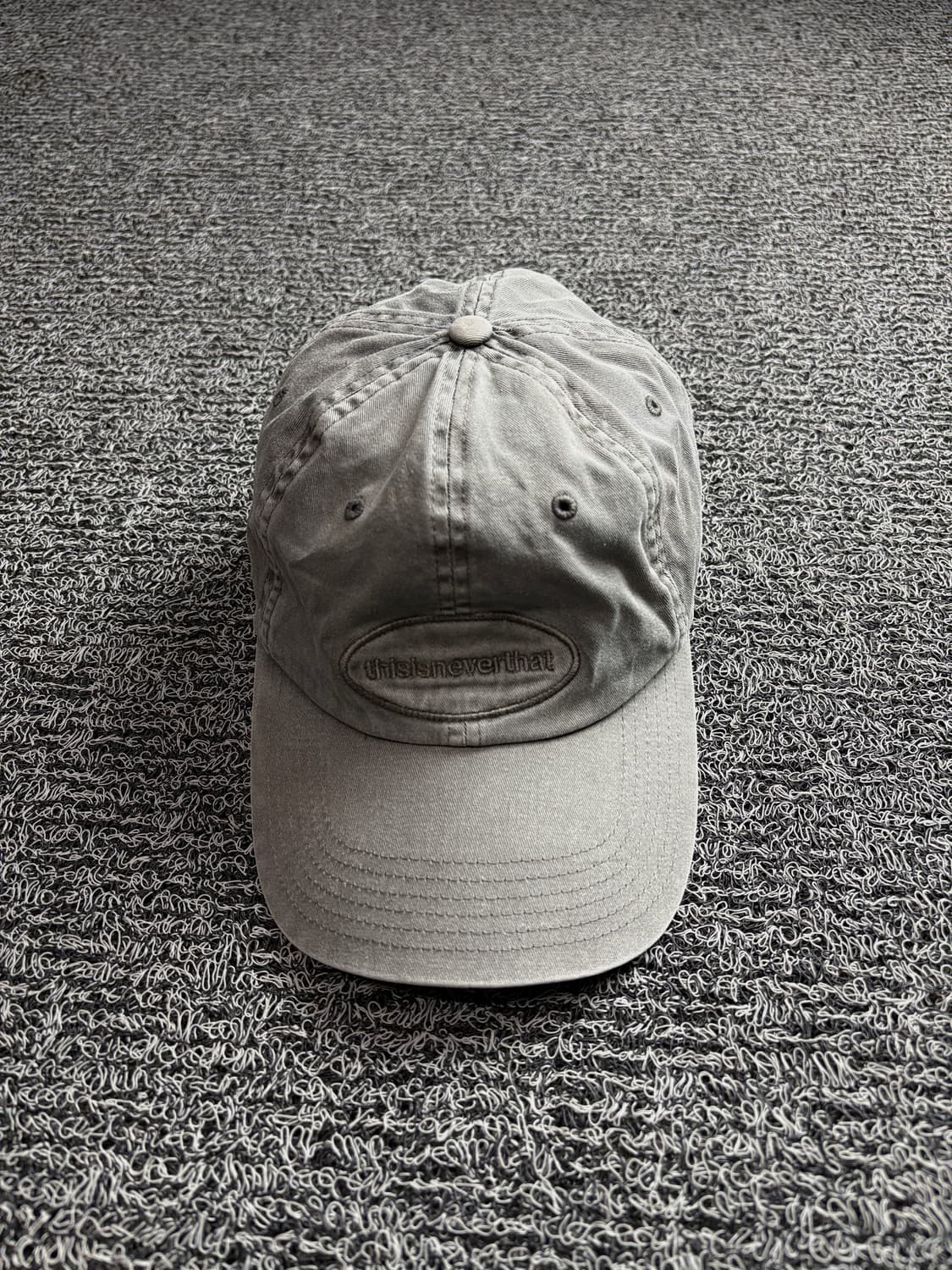 디스이즈네버댓 피그먼트 빅로고 볼캡 3220 상품이미지2